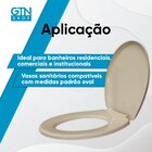 Tampa De Vaso Assento Sanitário Duratti Oval Universal Pp Lor