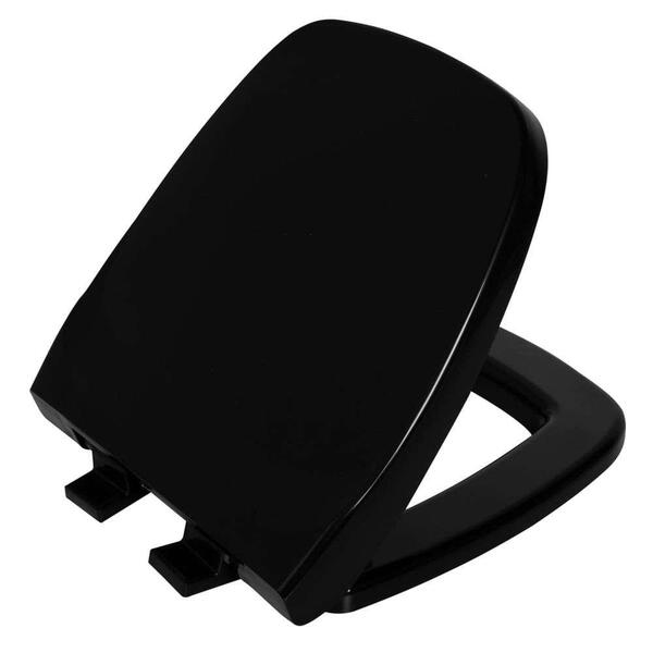 Tampa De Vaso Assento Sanitário Soft Close Astra Versato Pret