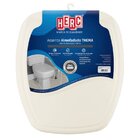 Tampa De Vaso Assento Sanitário Thema Almofadado BEGE Herc