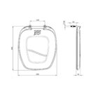 Tampa De Vaso Assento Sanitário Thema Almofadado Herc