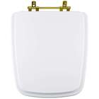 Tampa De Vaso Boss Branco Para Bacia Incepa Com Ferragem Dour