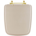 Tampa De Vaso Boss Champagne Para Bacia Incepa Com Ferragem D