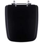 Tampa De Vaso Boss Matte Black Preto Fosco Para Bacia Incepa