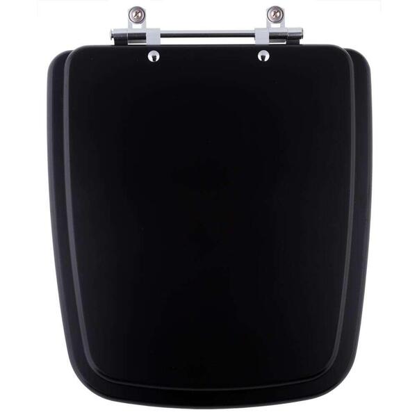 Tampa De Vaso Boss Matte Black Preto Fosco Para Bacia Incepa