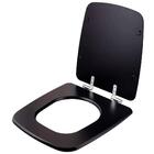 Tampa De Vaso Com Amortecedor Boss Matte Black Para Bacia Inc