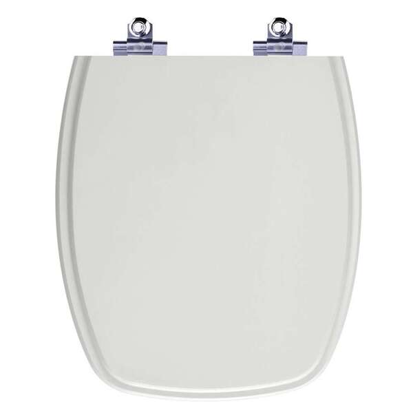 Tampa De Vaso Com Amortecedor Stylus Cinza Prata Para Celite