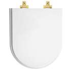 Tampa De Vaso Com Fechamento Lento Belle Epoque Branco Para L