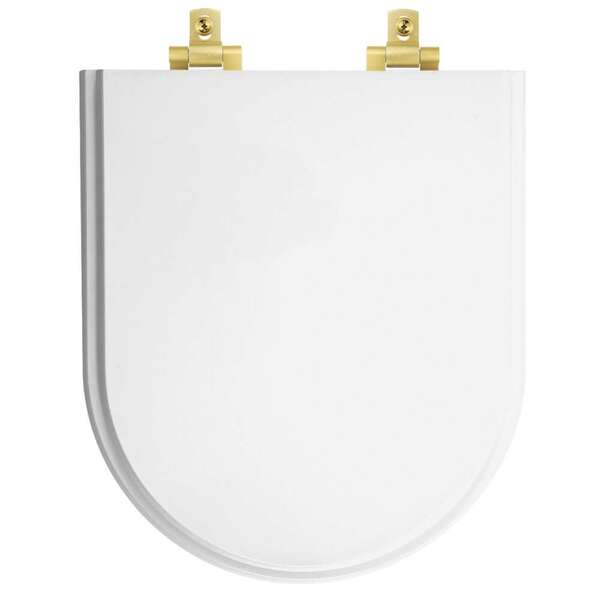 Tampa De Vaso Com Fechamento Lento Belle Epoque Branco Para L