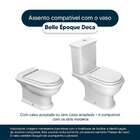 Tampa De Vaso Com Fechamento Lento Belle Epoque Branco Para L
