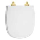 Tampa De Vaso Com Fechamento Lento Sabatini Branco Para Louça