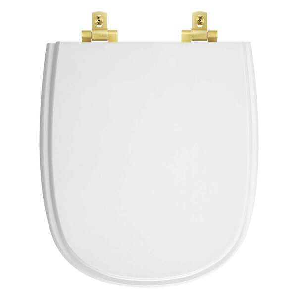 Tampa De Vaso Com Fechamento Lento Sabatini Branco Para Louça