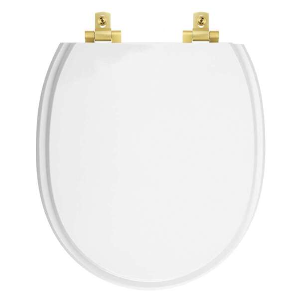 Tampa De Vaso Com Fechamento Lento Village Branco Para Louça