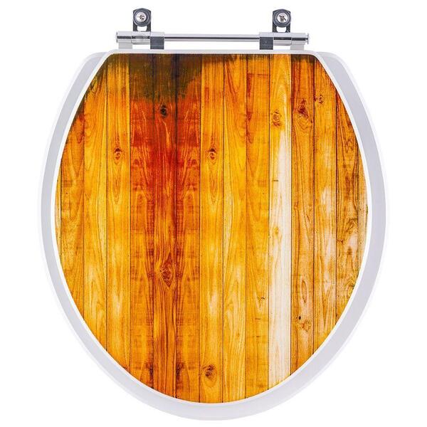 Tampa De Vaso Cor De Madeira