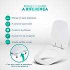 Tampa De Vaso Decorada Monte Carlo Preto Para Louça Deca