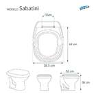 Tampa De Vaso Decorada Sabatini Icasa 4 Borboletas Branco