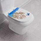 Tampa De Vaso Decorado Borboleta Donna Para Bacia Santamarina