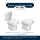 Tampa De Vaso Decorado Borboleta Flex Para Bacia Deca