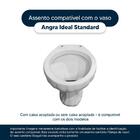 Tampa De Vaso Decorado Golden Angra Para Bacia Ideal Standard