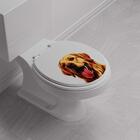 Tampa De Vaso Decorado Golden Angra Para Bacia Ideal Standard