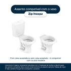 Tampa De Vaso Decorado Golfinhos Zip Para Bacia Incepa Univer