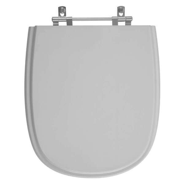 Tampa De Vaso Em Mdf Sabatini Cinza Claro Para Bacia Icasa