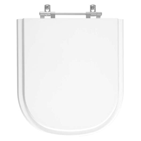 Tampa De Vaso Em Mdf Square Branco Para Bacia Lorenzetti