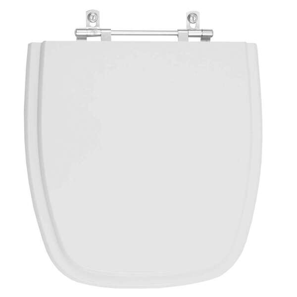 Tampa De Vaso Fit Cinza Prata Para Bacia Celite