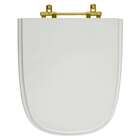 Tampa De Vaso Ibiza Cinza Platina Para Bacia Incepa Com Ferra