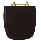 Tampa De Vaso Laqueado City Preto Para Bacia Celite Com Ferra