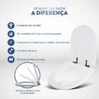 Tampa De Vaso Laqueado Com Fechamento Lento Duna Marrom Fosco