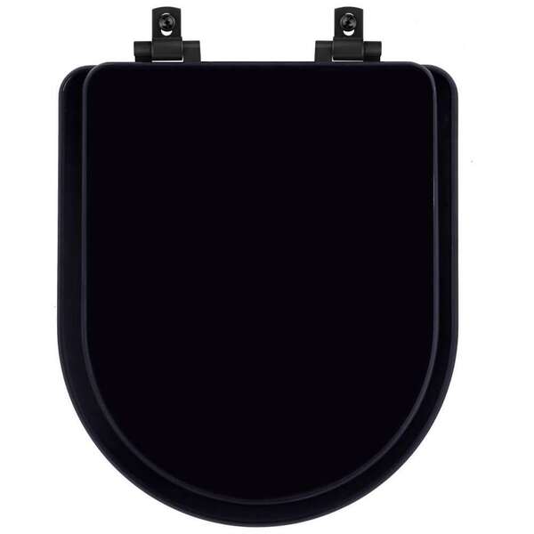 Tampa De Vaso Laqueado Com Fechamento Lento Link/lk Preto Par