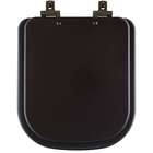 Tampa De Vaso Laqueado Com Fechamento Lento Quadra Marrom Fos