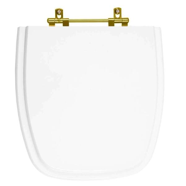 Tampa De Vaso Laqueado Flex Branco Para Bacia Deca Com Ferrag