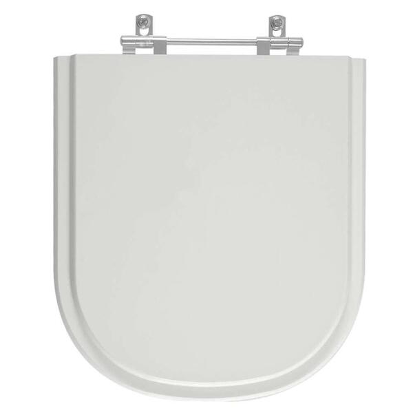 Tampa De Vaso Laqueado Square Cinza Claro Para Louça Lorenzet