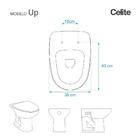 Tampa De Vaso Laqueado Up Pergamon Para Bacia Celite Com Ferr