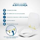 Tampa De Vaso Laqueado Versato Rosato Para Bacia Celite Com F