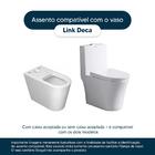 Tampa De Vaso Link Branco Para Bacia Deca 6lpf