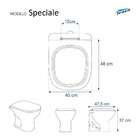 Tampa De Vaso Luna Speciale Branco Para Bacia Icasa 6lpf