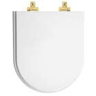 Tampa De Vaso Mdf Com Amortecedor Belle Epoque Branco Para Ba