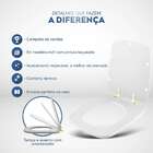 Tampa De Vaso Mdf Com Amortecedor Boss Stone (cinza Fosco) Pa