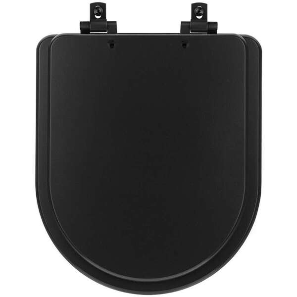 Tampa De Vaso Mdf Com Fechamento Lento Smart Onix (preto Fosc