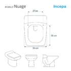 Tampa De Vaso Nuage Shell Para Bacia Incepa