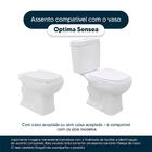 Tampa De Vaso Optima Branco Para Vaso Sensea 6lpf