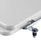 Tampa De Vaso Poliester Absolute Cinza Claro Para Bacia Ideal