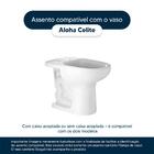 Tampa De Vaso Poliéster Aloha Pergamon Para Bacia Celite Com