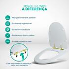 Tampa De Vaso Poliéster Aloha Pergamon Para Bacia Celite Com