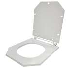 Tampa De Vaso Poliester Atrium Cinza Claro Para Bacia Incepa