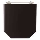 Tampa De Vaso Poliester Atrium Preto Para Bacia Incepa 6lpf