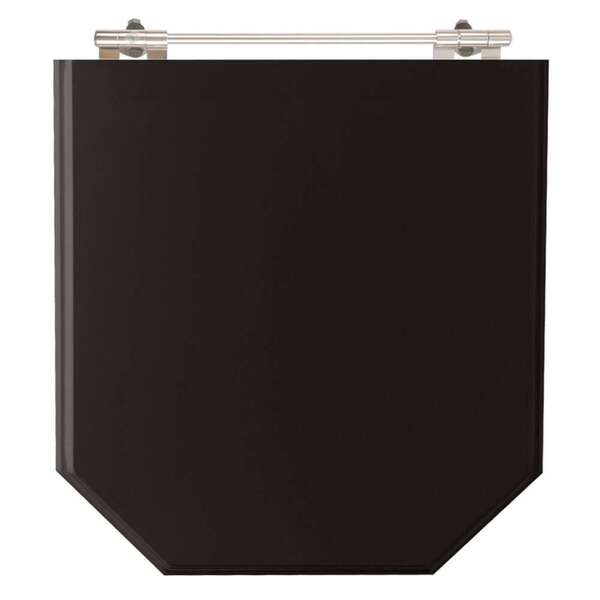 Tampa De Vaso Poliester Atrium Preto Para Bacia Incepa 6lpf