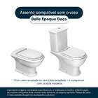Tampa De Vaso Poliéster Belle Epoque Branco Para Bacia Deca 6